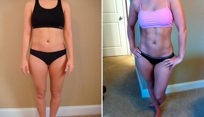 до и после похудения на 10 кг за месяц